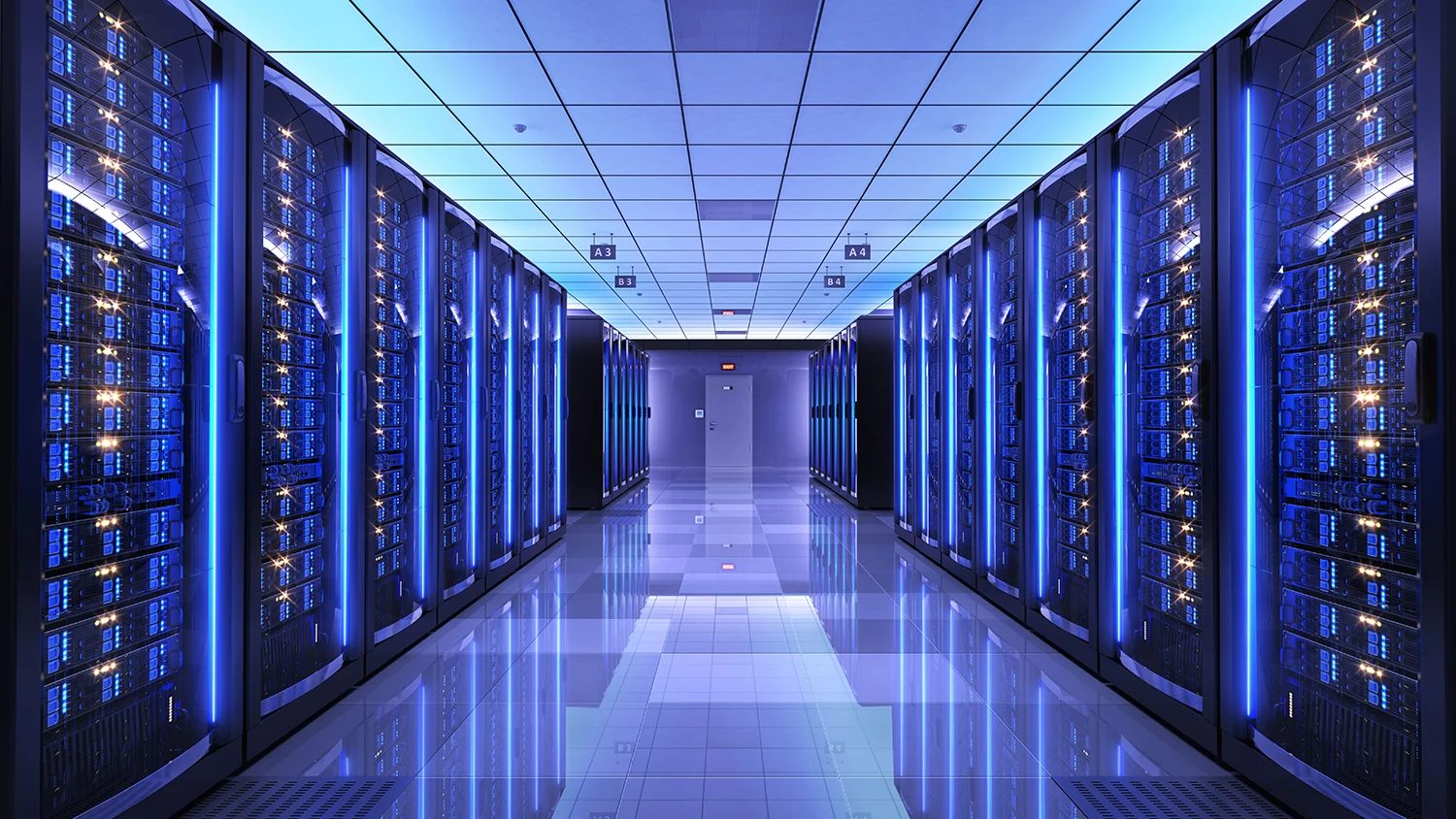 Data centre server infrastructure supporting cloud and AI workloads